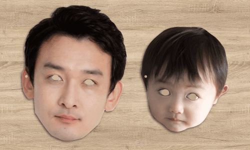 顔写真切り抜きの納品について