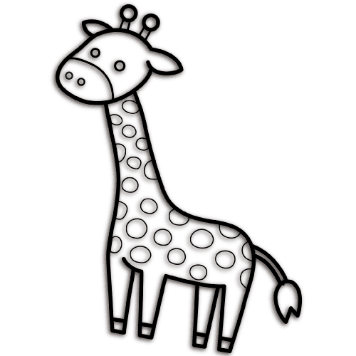 塗り絵・動物・お面の形状についてパターン3