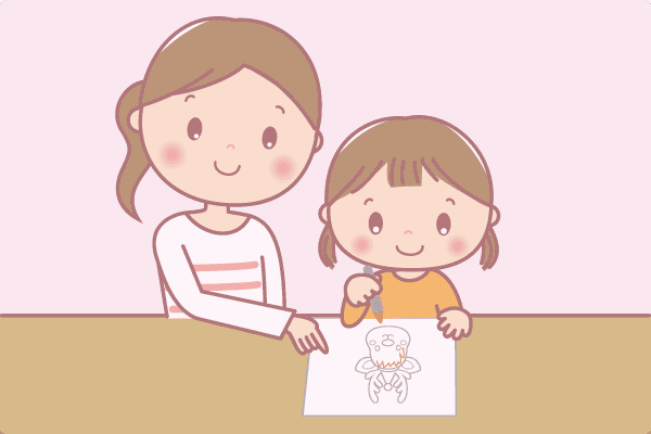塗り絵・動物・お面の活用方法-1