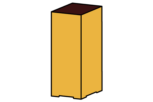 四角柱型 組立図