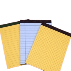 (リーガルパッド)メモ帳のイメージ画像